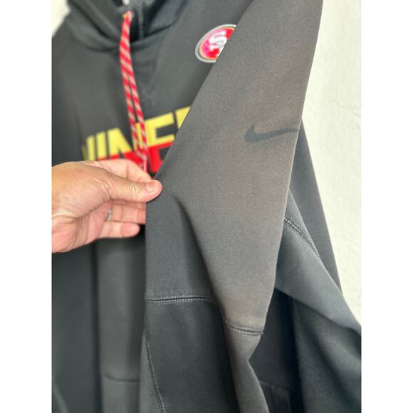 Nike San Francisco 49ers On-Field Apparel NFL Sideline Hoodie XXL - Picture 3 of 11